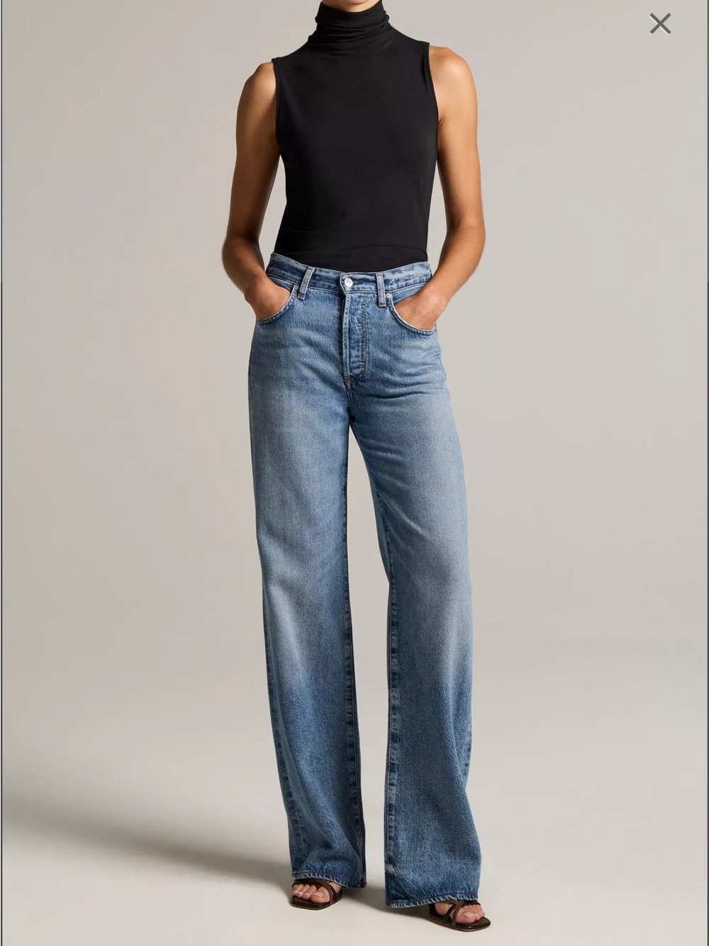 Citizens of Humanity Premium Vintage Annina Classic Wide-Leg Women’s Jeans SZ 27